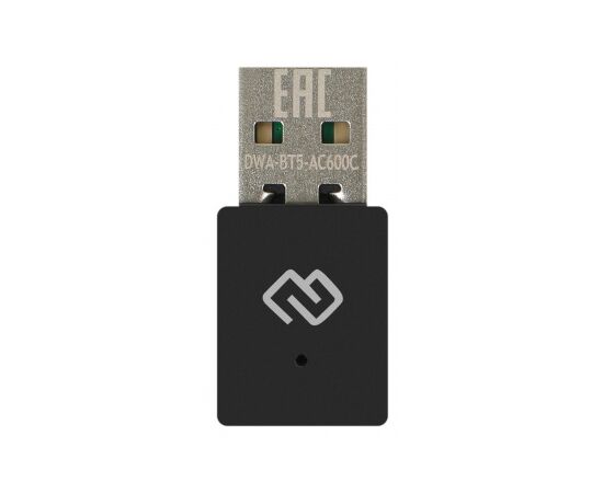  Сетевой адаптер Digma (DWA-BT5-AC600C) AC600/USB 2.0/WiFi + Bluetooth (ант.внутр.) 1ант. 