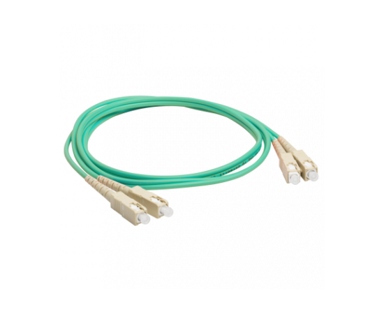  Патч-корд LANMASTER (LAN-2SC-2SC/OM3-1.0) оптический дуплексный, SC/PC-SC/PC, OM3, LSZH, 1.0 м 
