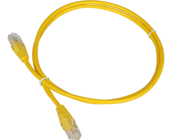 Патч-корд TWT (TWT-45-45-3.0-YL) TWT UTP кат.5e, с заливными колпачками, 3.0 м, желтый 