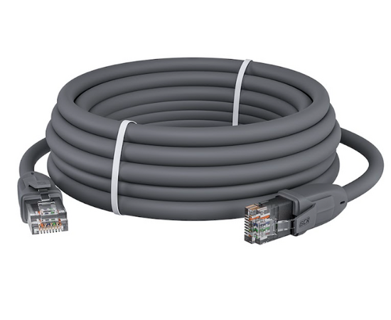  Патч-корд Greenconnect GCR-52597 сборный 10.0m LSZH UTP кат.6, серый 