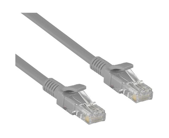  Патч-корд Exegate UTP-RJ45-RJ45-5e-7,5M-GY (EX190990RUS) серый 