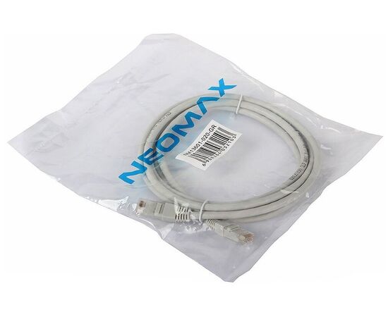  Патч-корд NEOMAX NM13601-020 UTP 2 м, cat.6, серый, многожильный 