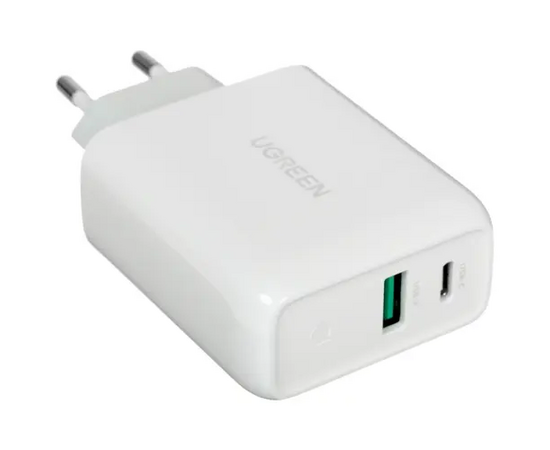  Сетевое зарядное устройство UGREEN CD170 (60468) 38W USB-C Wall Charger EU белый 