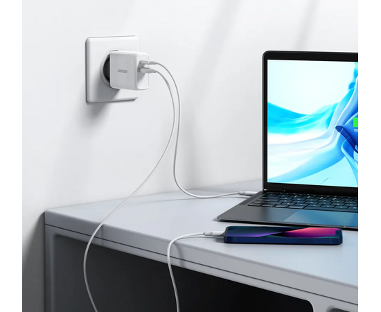  Сетевое зарядное устройство UGREEN CD170 (60468) 38W USB-C Wall Charger EU белый 