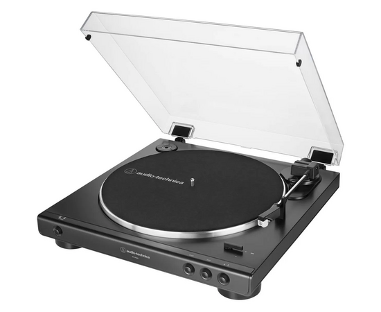  Виниловый проигрыватель Audio-Technica AT-LP60X, полностью автоматический, черный 