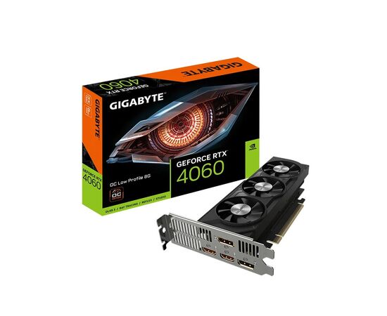  Видеокарта Gigabyte RTX4060 Low Profile 8GB GDDR6 (GV-N4060OC-8GL) 
