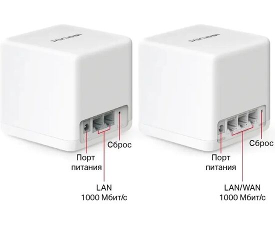  Домашняя Mesh Wi-Fi 6 система Mercusys Halo H60X (2-pack) AX1500 