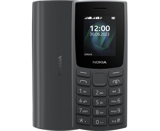  Мобильный телефон NOKIA 105 TA-1557 DS EAC Charcoal (1GF019CPA2C02) 