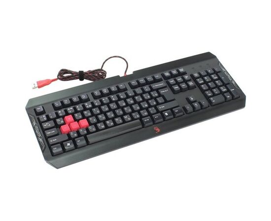  Клавиатура A4Tech Bloody Q100 черный USB Multimedia for gamer 