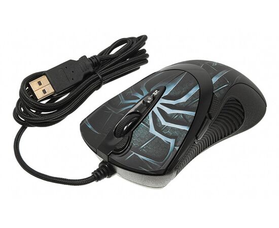  Мышь A4TECH Oscar Editor XL-747H рисунок/голубой USB 