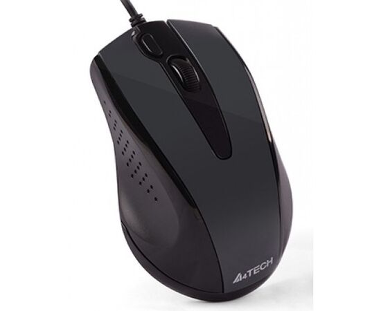  Мышь A4Tech V-Track Padless N-500F Black, оптическая,1000dpi, 3кн, USB 