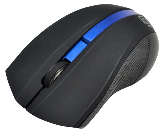  Мышь Oklick 615MW черный/синий USB 