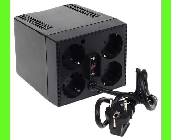  Стабилизатор напряжения Powercom TCA-1200 600Вт 1200ВА черный 