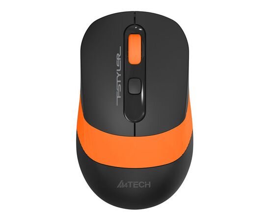  Мышь A4Tech Fstyler FG10S черный/оранжевый 