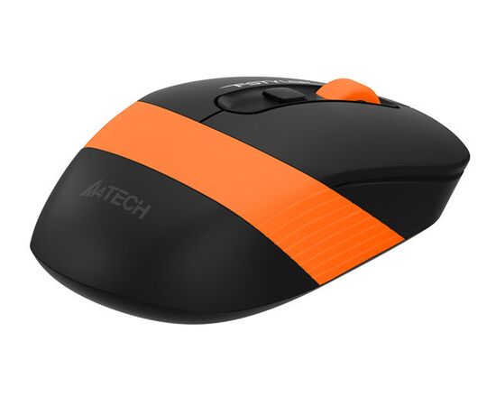  Мышь A4Tech Fstyler FG10S черный/оранжевый 