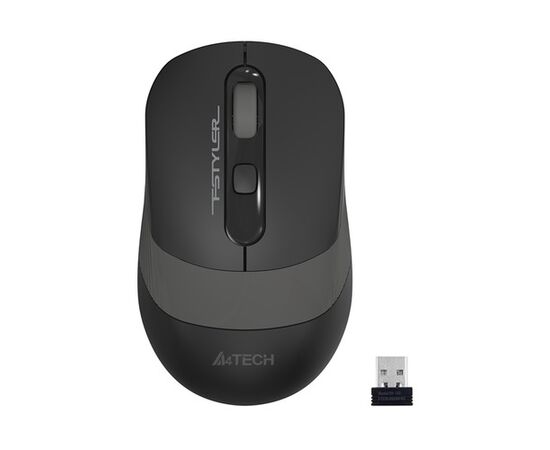  Мышь A4Tech Fstyler FG10S черный/серый 