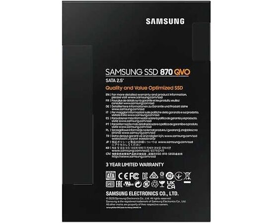  SSD Samsung SATA III 4Tb MZ-77Q4T0BW 860 QVO 2.5" 