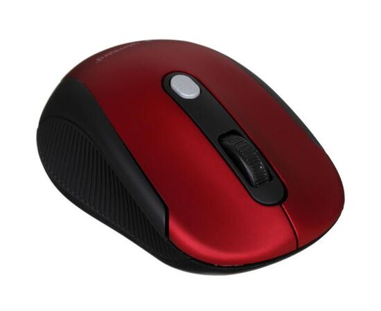  Мышь Gembird MUSW-420-1 Red, Wireless, USB, 4кн.+колесо-кнопка, 2.4ГГц, 1600 dpi 
