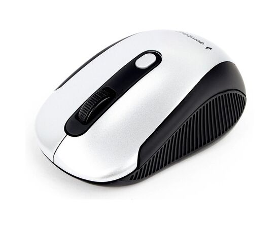  Мышь беспров. Gembird MUSW-420-4, 2.4ГГц, серебряный,soft touch, 4кн, 1600DPI, блистер 