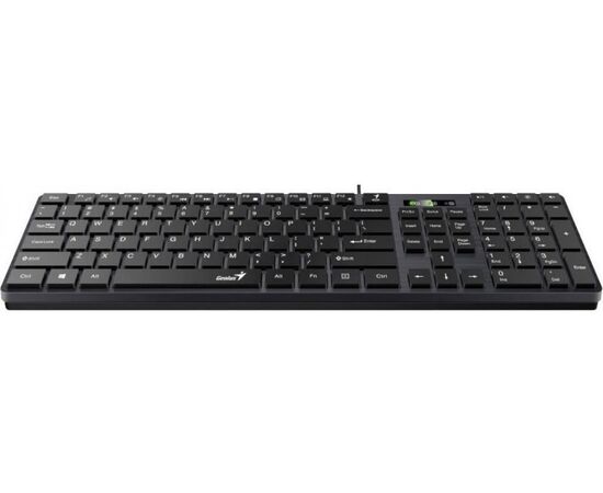  Клавиатура Genius SlimStar 126 Black USB (Only Laser) 