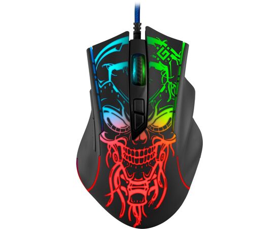  Мышь DEFENDER провод. игровая Bulletstorm GM-928 7кнопок,7200dpi 