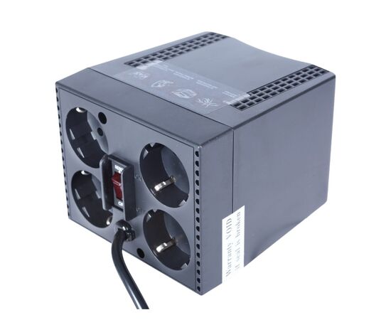  Стаб. напряжения Powercom TCA-1200 (4 EURO) черный 