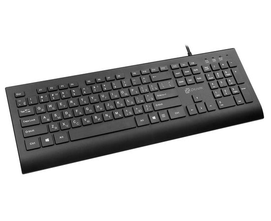  Клавиатура Oklick 155M черный USB slim (1678057) 