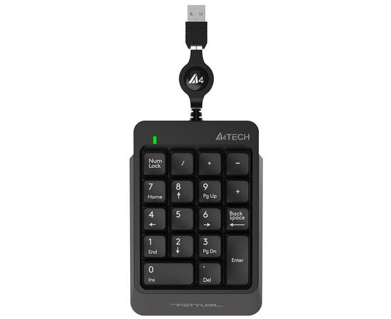  Числовой блок A4TECH Fstyler FK13 серый 