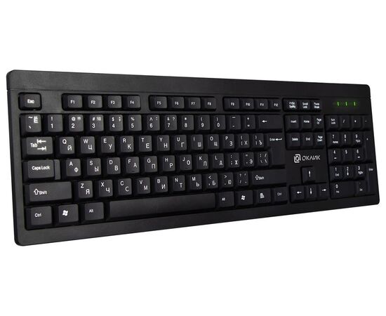  Клавиатура OKLICK 95KW черный USB 