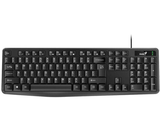  Клавиатура Genius KB-117,RU,USB,Black,1,5 м 