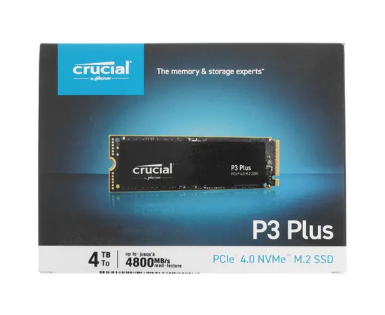  SSD Crucial P3 Plus CT4000P3PSSD8 4TB PCIe M.2 2280 