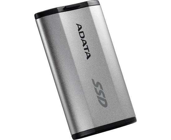  SSD A-DATA SD810 (SD810-500G-CSG) 500GB, External, USB 3.2 Type-C, R/W -2000/2000 MB/s серый 