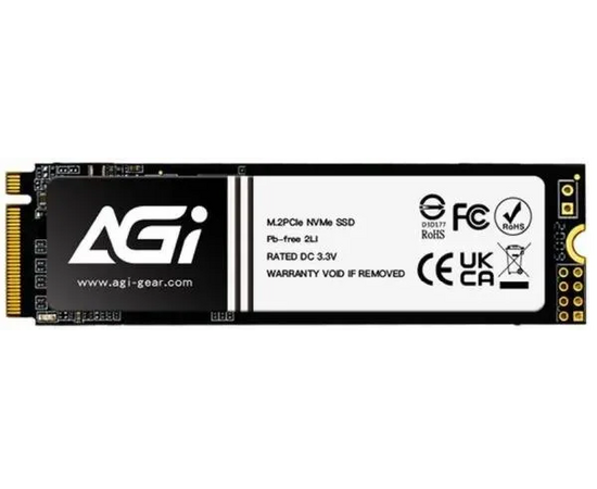  SSD AGi AI828 AGI1T0G44AI828 PCIe 4.0 x4 1TB M.2 2280 