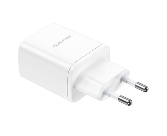  Сетевое зарядное устройство BOROFONE BN9 Reacher 2xUSB-C, 35W, белый 