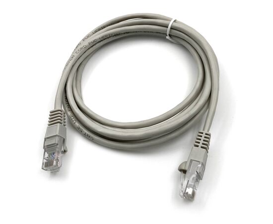  Патч-корд Buro (UTP-5E-2M-G) UTP 4 пары cat5E CCA molded 2м серый RJ-45 (m)-RJ-45 (m) 