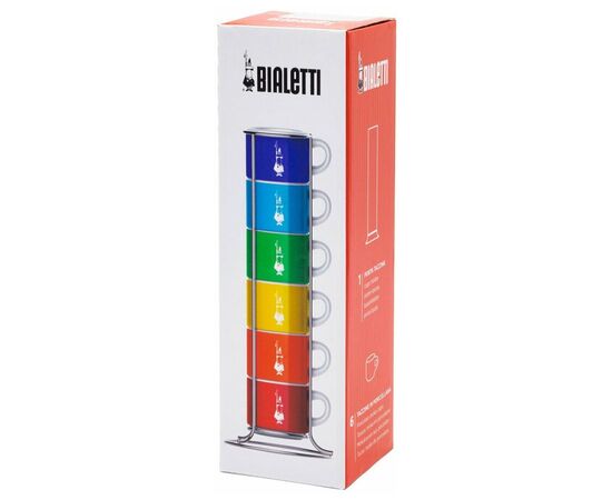  Набор Bialetti TAZZ110 Multicolor со стойкой 