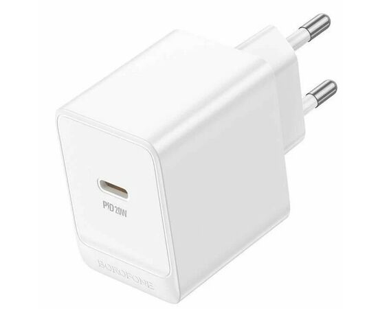  BOROFONE BAS13A/ Сетевое ЗУ/ PD / 1 USB/ Выход: 20W/ White 