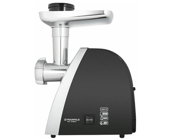  Мясорубка MAUNFELD MMG.2000BRSV, черный 