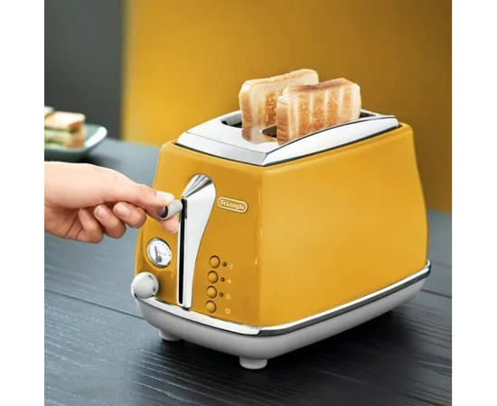  Тостер Delonghi CTOC2103.Y 900Вт желтый 