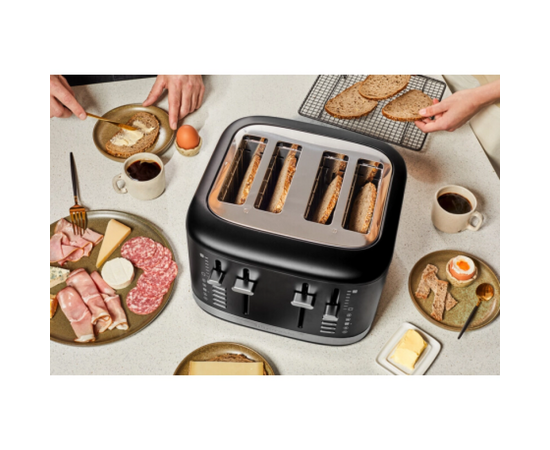  Тостер KitchenAid 5KMT4109EBM матовый черный на 4 ломтика 