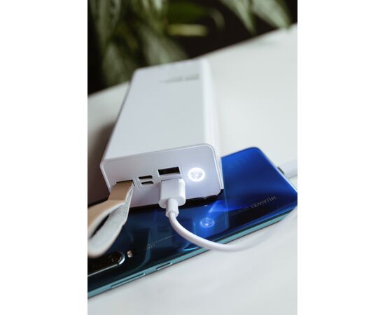  Внешний аккумулятор 20000mAh 2USB 2.1A More choice PB60-20 (White) 