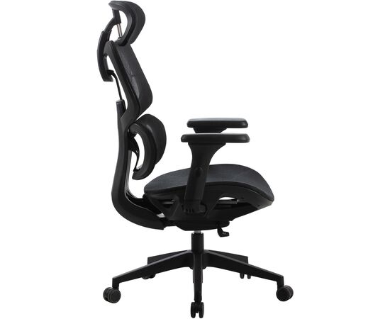  Кресло Cactus CS-MC555-BK черный сетка с подголов. крестов. пластик 