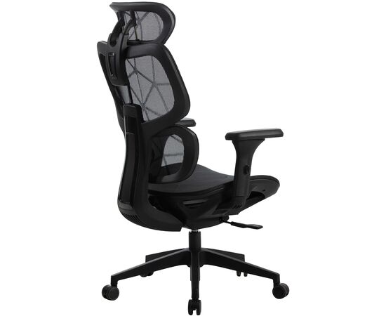  Кресло Cactus CS-MC555-BK черный сетка с подголов. крестов. пластик 