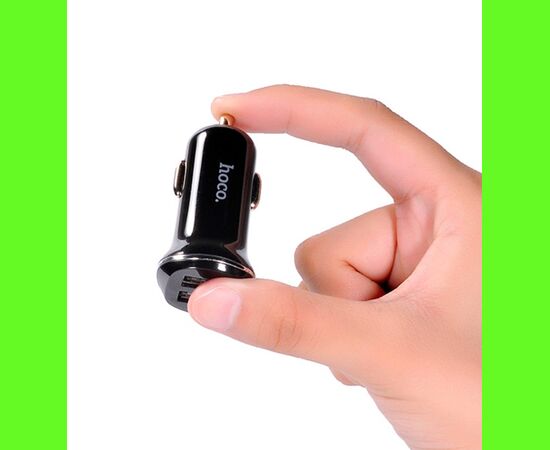  АЗУ 2USB 2.1A для Lightning 8-pin Hoco Z1 (Black) 