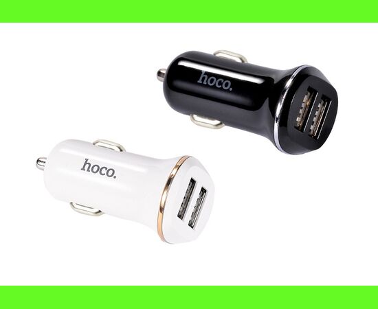  АЗУ 2USB 2.1A для Lightning 8-pin Hoco Z1 (Black) 