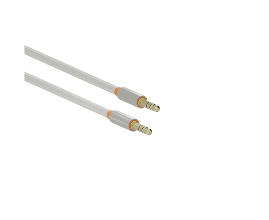  Аудиокабель AUX 3.5mm 2м More choice UK24 нейлон 