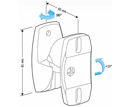  Кронштейн HOLDER LSS-6001 черный 
