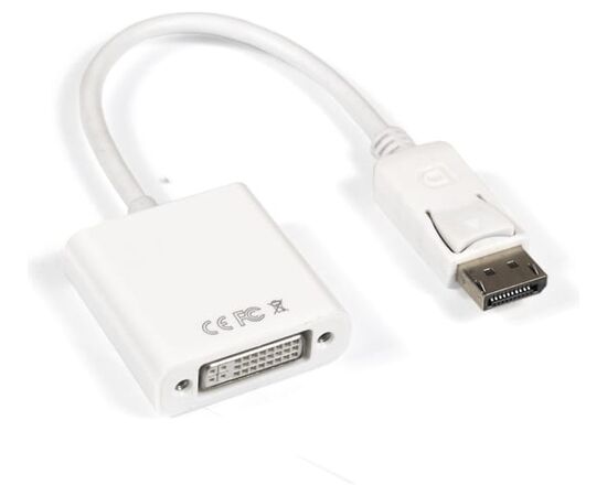 Кабель-переходник ExeGate EX-DPM-DVIF-0.1 EX294678RUS DisplayPort-DVI 20M/19F 0,1м 