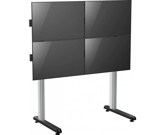  Стойка для телевизора Cactus CS-FS-TV4-Pro черный 32"-70" макс.50кг напольный мобильный 