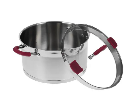  Кастрюля LARA LR02-315 Viva нерж 7.2л 